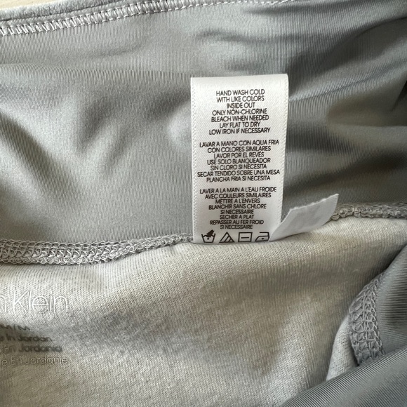 Calvin Klein Gray Performance Women's Size M -Taper Leg Plush Soft Velour Pants - Picture 7 of 8